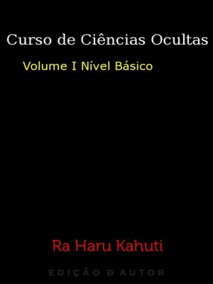 cover image of Curso de Ciências Ocultas- Volume 1 Revisão 2012